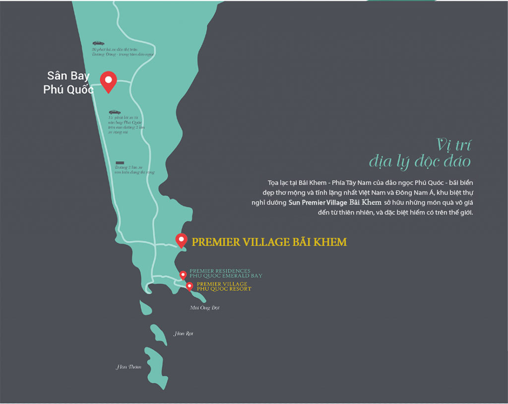 Biệt thự biển Sun Group - Sun Premier Village- Condotel Premier Residences Phú Quốc Emerald Bay | Phú Quốc